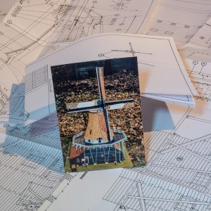 Bouwtekening verfmolen De Kat