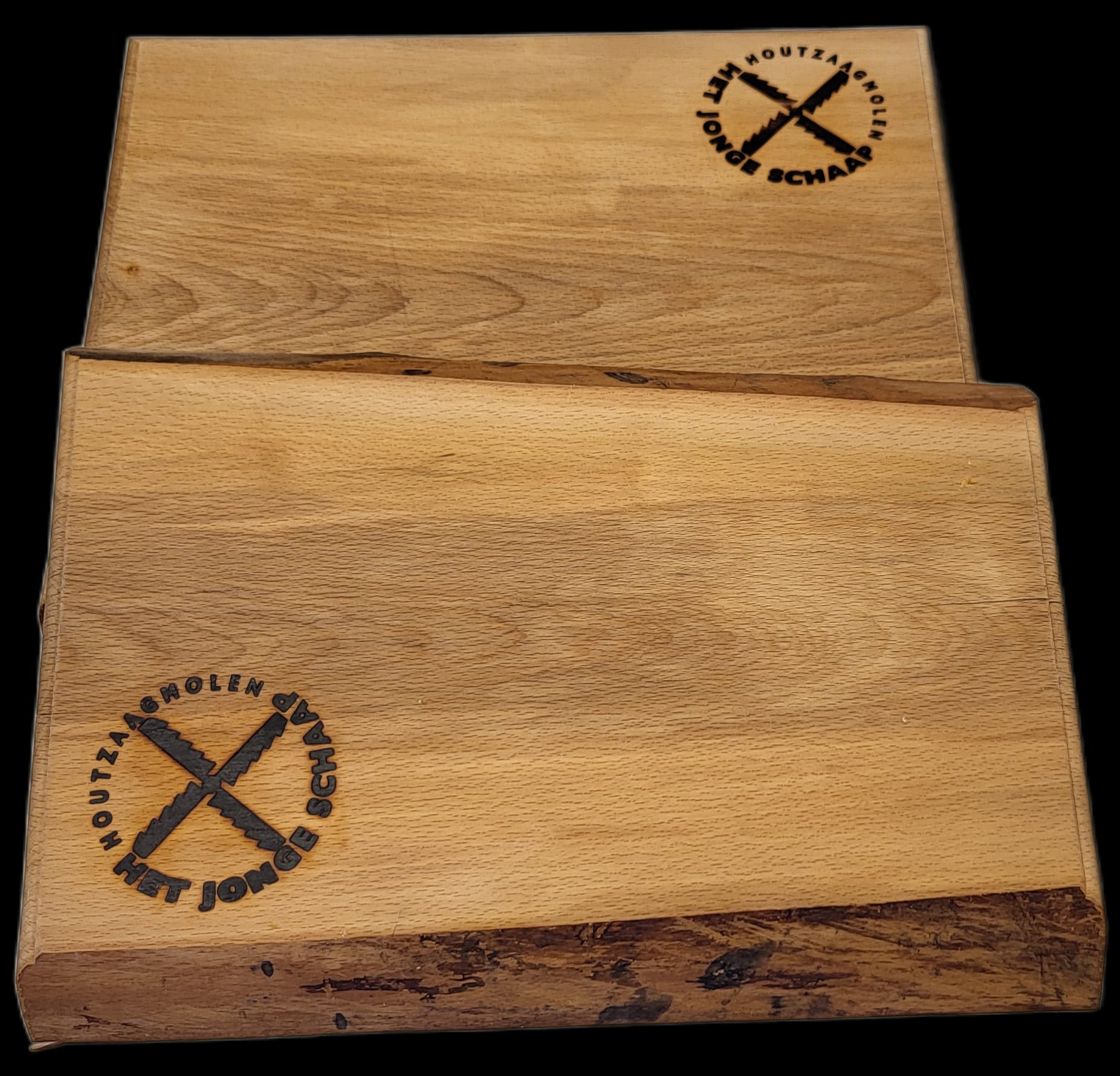 Windgezaagde broodplank van 100% beukenhout