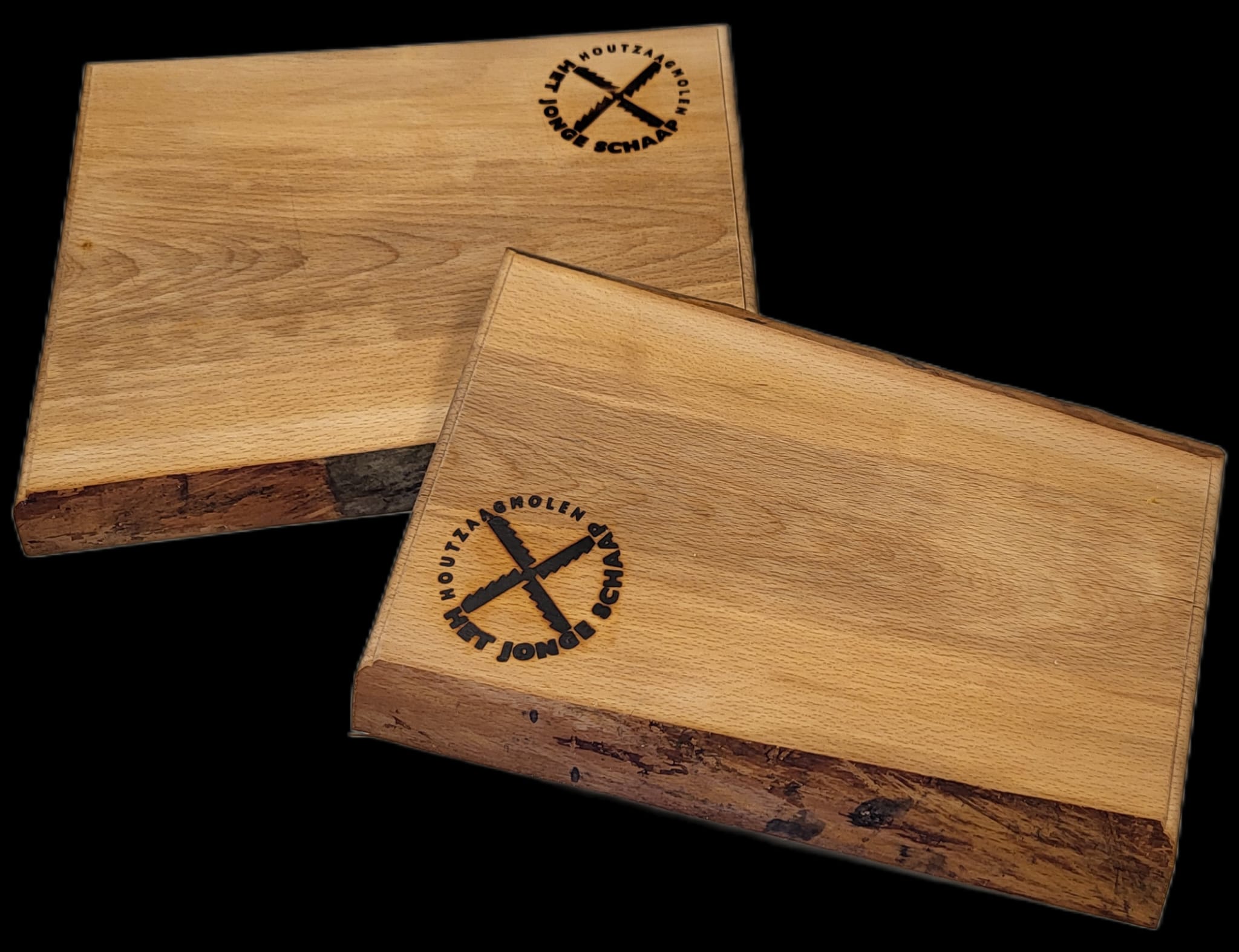 Windgezaagde broodplank van 100% beukenhout - Afbeelding 3
