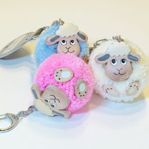 Schaap sleutelhanger (alleen de naturel kleur)