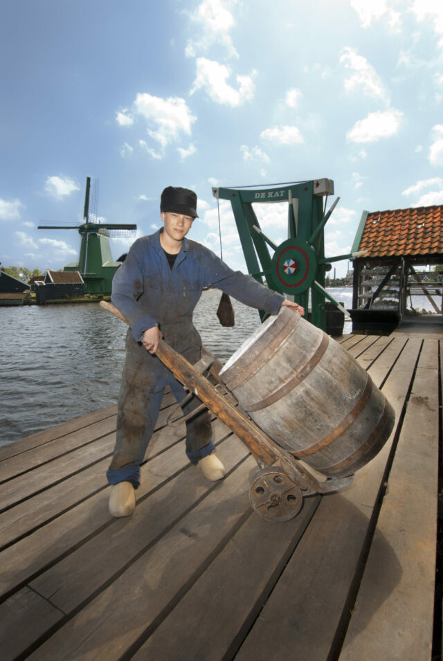 Japie met een ton