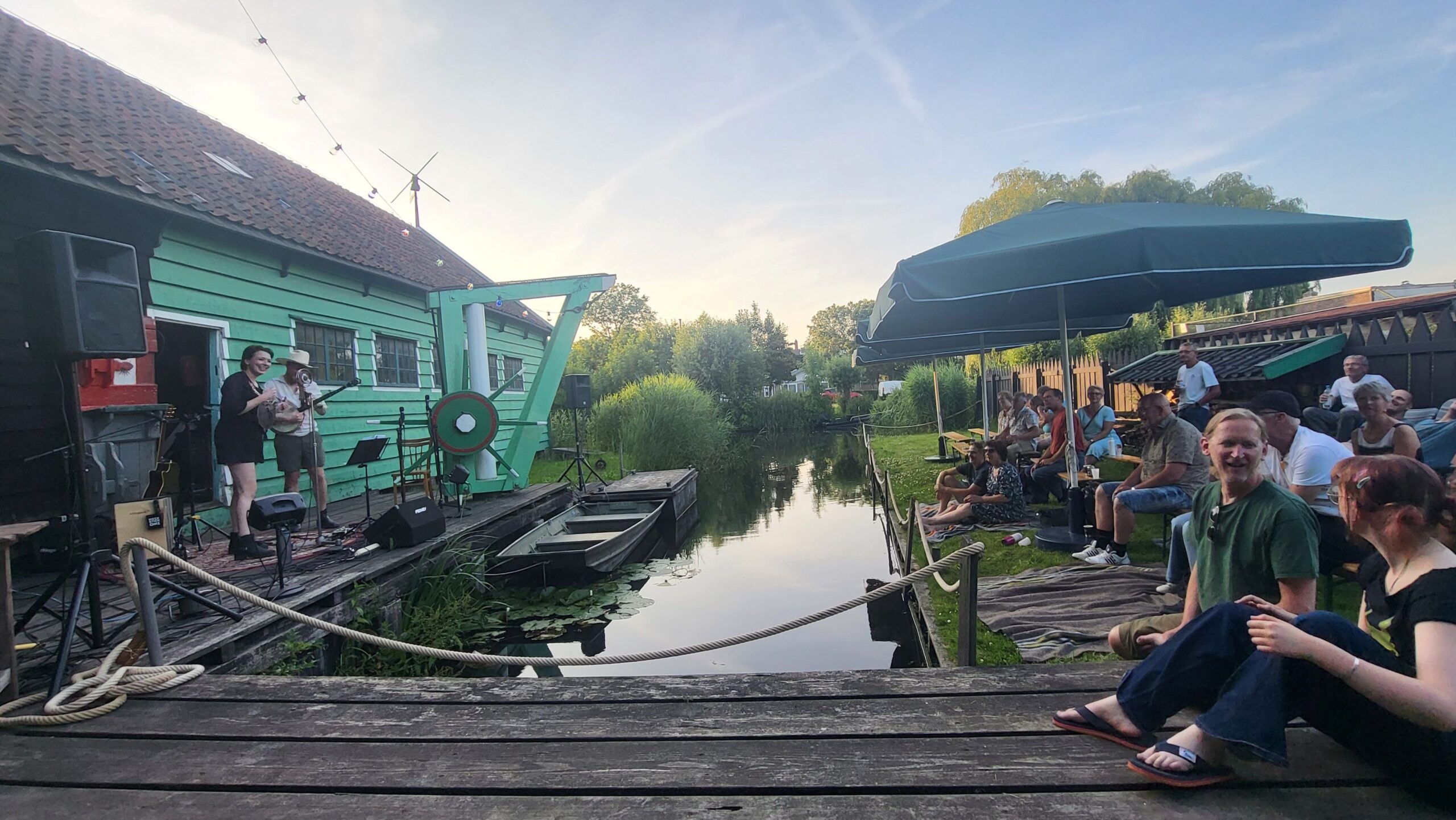 Muziek bij molen Het Pink