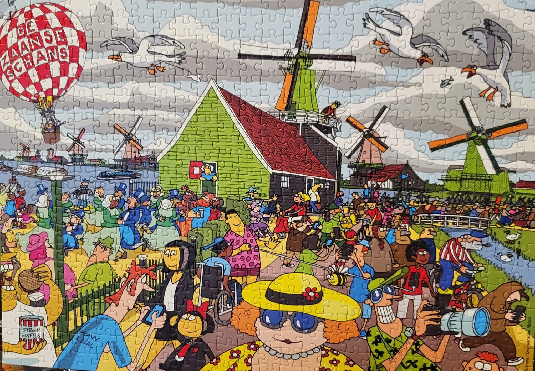 Puzzel Zaanse Schans, 500 stukjes