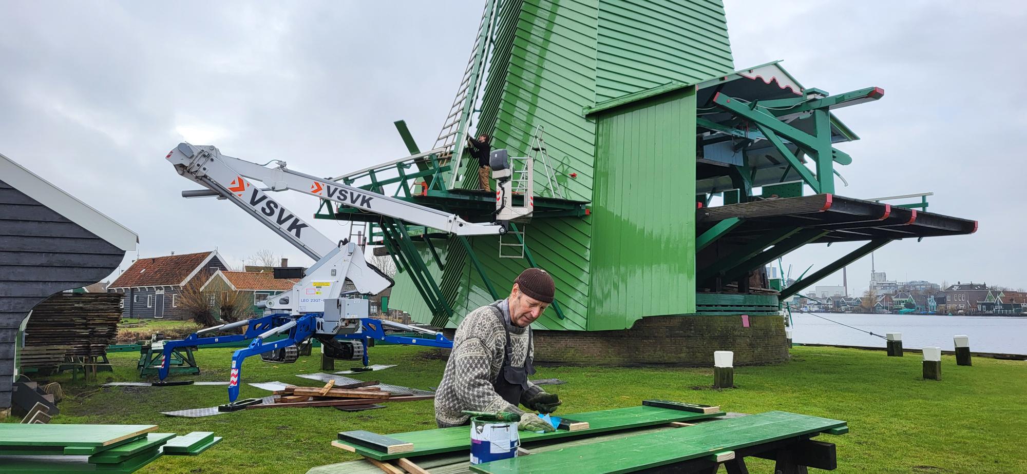 Nieuwe roeden voor vier molens in één jaar – De Zaansche molen