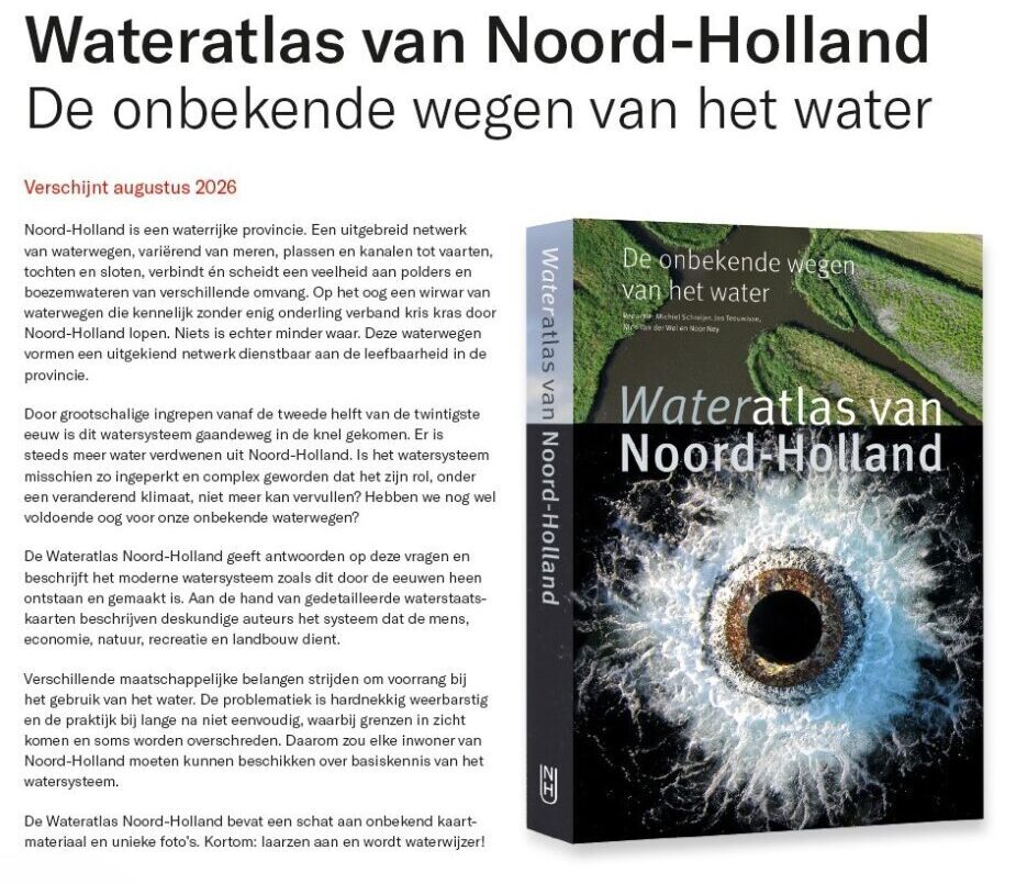 Wateratlas van Noord-Holland (de onbekende wegen van het water)